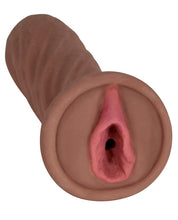Curve Mistress Vibrating Pubic Bone Stroker Natalia - Chocolate